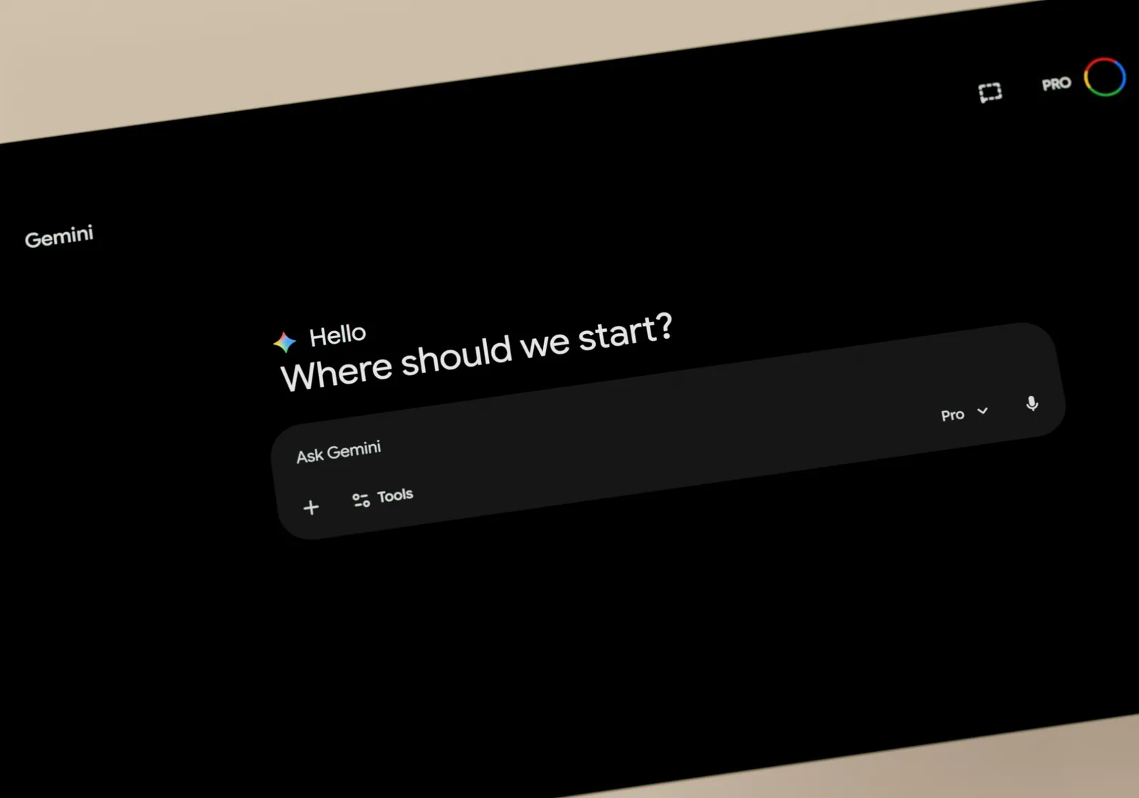 An AI tool on screen, a starting point for reviewing design decisions
