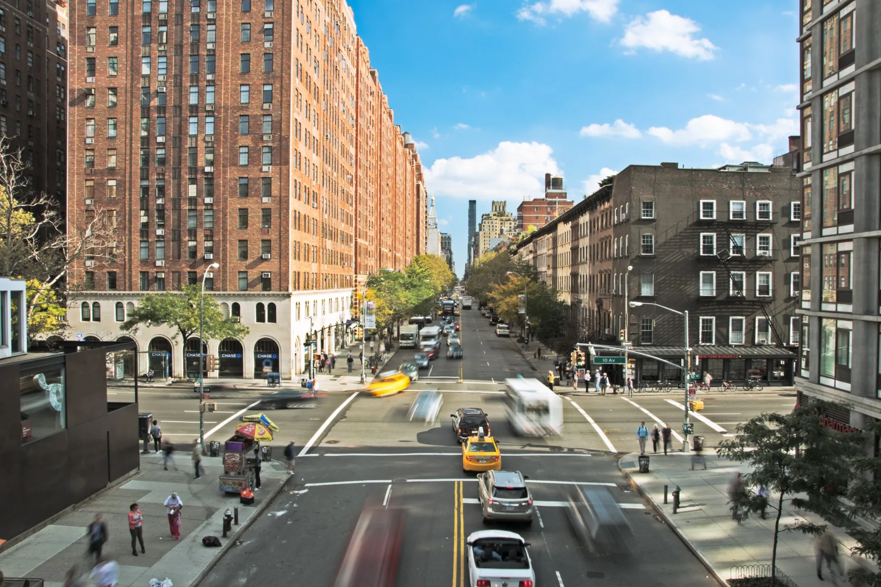 Avenida de Nueva York vista desde arriba